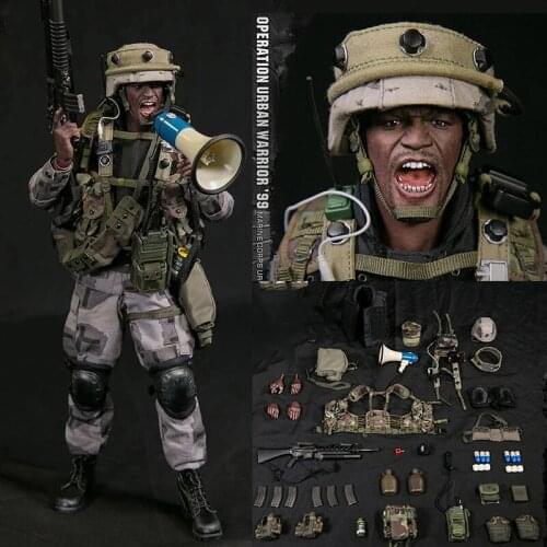 1/6 DAMTOYS 78080 Gunnery sergeant Crews Figure Model 12'' Action Figure with Weapon Accessories In Stock