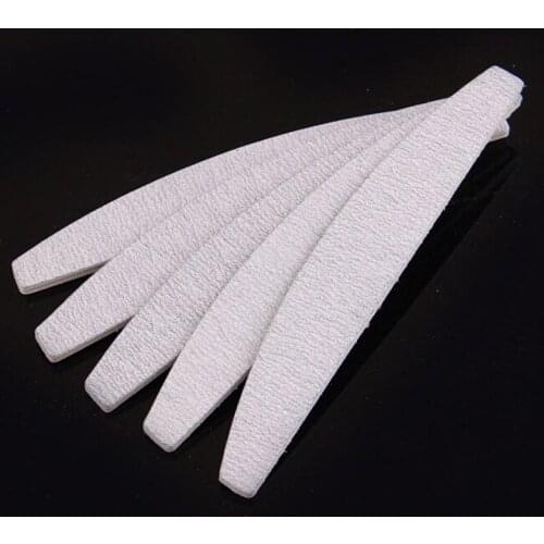 10Pcs Gray Nail Buffer Sanding Sandpaper Nail Files Double Sided Thick Stick Art Manicure Pedicure Nail Art Tools