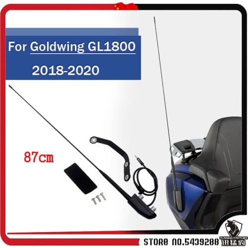 Motorcycle Accessories Black Channel Radio Antenna Base For Honda Goldwing Gold Wing 1800 GL1800 GL 1800 gl1800 2018 2019 2020