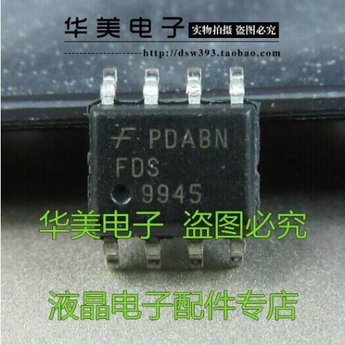 Free Delivery.FDS9945 9945N AO9945 SI9945 LCD high-voltage MOS tube SOP-8