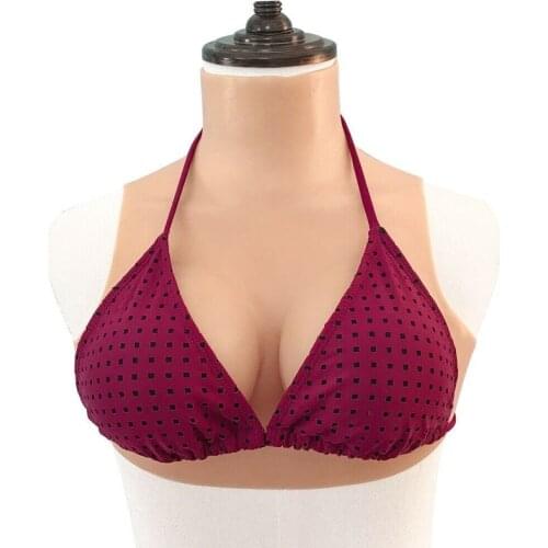 C Cup Realistic Silicone Fake Breast Form Soft Boobs Bionic Skin Crossdresser Transgender Queen Transvestite Mastectomy Bra