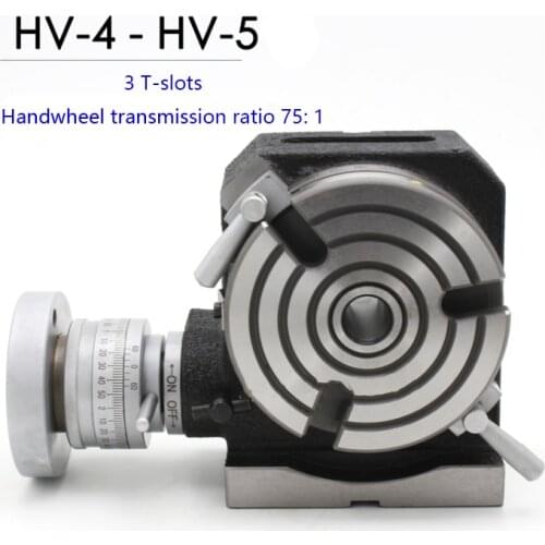 Milling machine horizontal indexing plate, 5 inch, milling machine rotating table, divider, indexing head, vertical dual-use