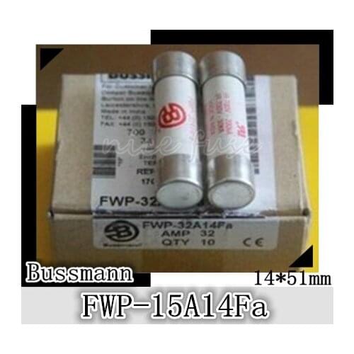 Imported cylindrical fuse fuse BUSSMANN FWP-15A14Fa700V / 15A 14 * 51mm