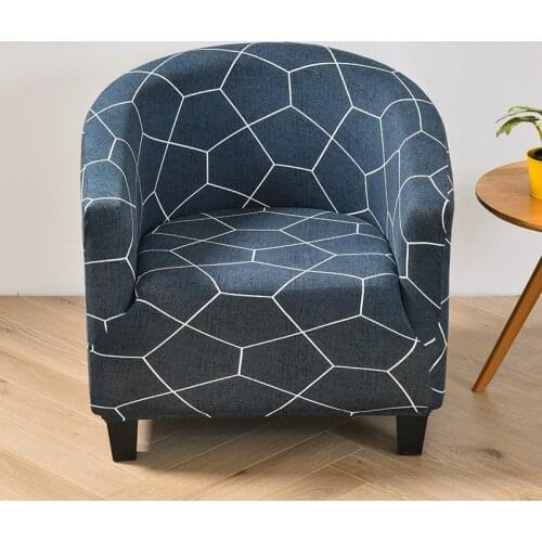 Club Chair Slipcover Stretch Spandex Removable Sofa Cover for Living Room Furniture Protector Arm Chair Cover Couch Covers