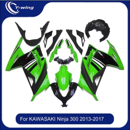 Motorcycle injection mold fairing kit for Kawasaki NINJA300 Ninja EX 300 12 13 14 15 16 17 ABS plastic fairing can be customized