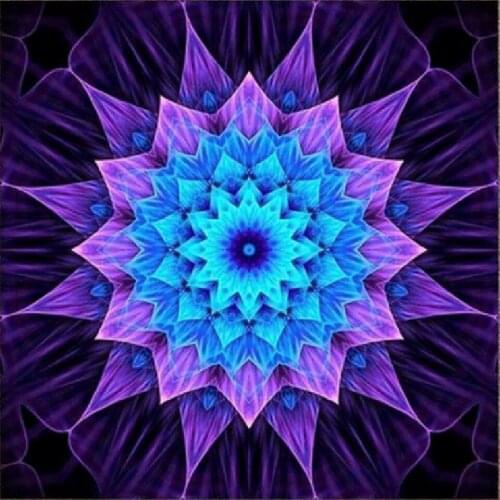 LaoJieYuan dream flower Rhinestone cross stitch round resin square mosaic embroidery home decor no frame diamond painting