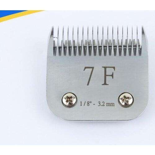 Pet grooming clipper blade standard Oster A5 blade steel or ceramic 7F 3.2mm