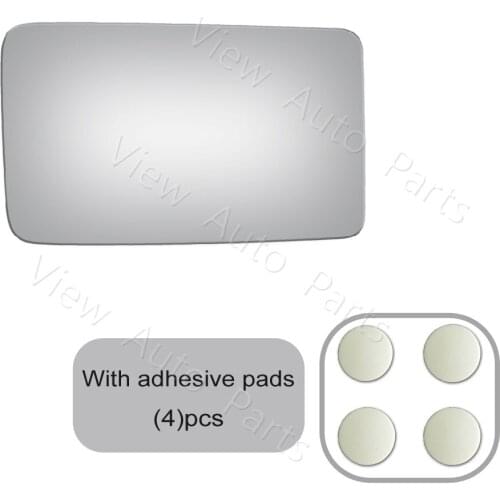 Lower Mirror Glass + Adhesive for 08-15 Ford F-250 F-350 F-450 Super Duty Passenger Right Side