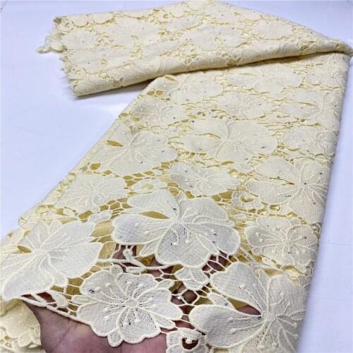 New Arrival Nigerian Onion Pink Color Guipure Lace Fabrics High Quality Soft Material Cord Lace For Sewing Party Dress XY3679B