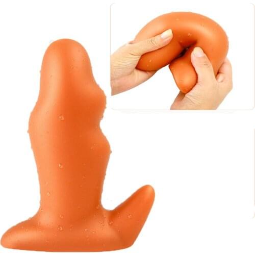 Huge Anal Plug Big Butt Plug Soft Liquid Silicone Dildos Vaginal Anus Dilator Expander Sex Toys For Women Men Masturbation