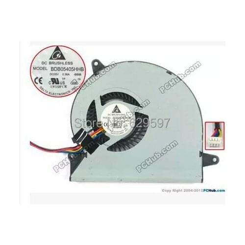 Laptop cooler CPU Cooling Fan For Asus U56E U56E-RAL9 DELTA BDB05405HHB BB86 5V 0.36A