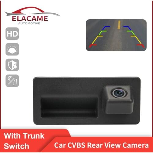 Trunk Switch Rear View Camera Night Version RCA Reverse Parking Camera for VW Passat Golf Polo Jetta Tiguan for Audi A3 A4 A5