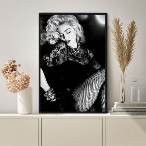Madonna Poster Music Star Singer Hip Hop Rap Canvas Print Wall Painting Home Decoration