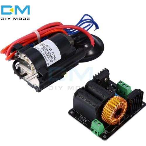 High Voltage ZVS Tesla Coil Driver Board + Ignition Coil Flyback Driver for Sgtc /Marx Generator/jacobs Ladder DC12-36V 10A