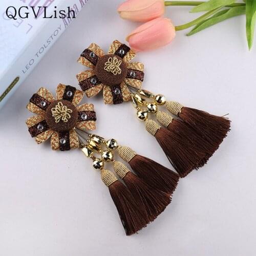 QGVLish 2Pcs/Pair Small Cord Curtain Tiebacks Key Tassel Fringe Curtain Decorative Accessories Fabric Drapery Stage Home Decor