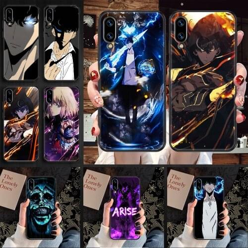 Anime Solo Leveling Phone case For Huawei Honor 6 7 8 9 10 10i 20 A C X Lite Pro Play black fashion bumper tpu hoesjes silicone