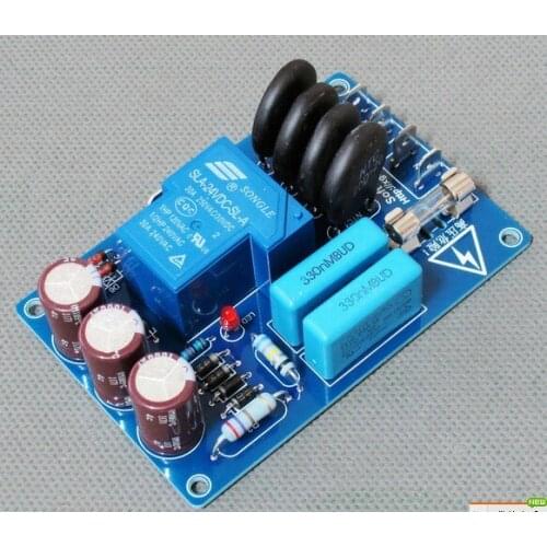 The amplifier board start-up protect high-power soft start the latest updated version Power amplifier power soft start
