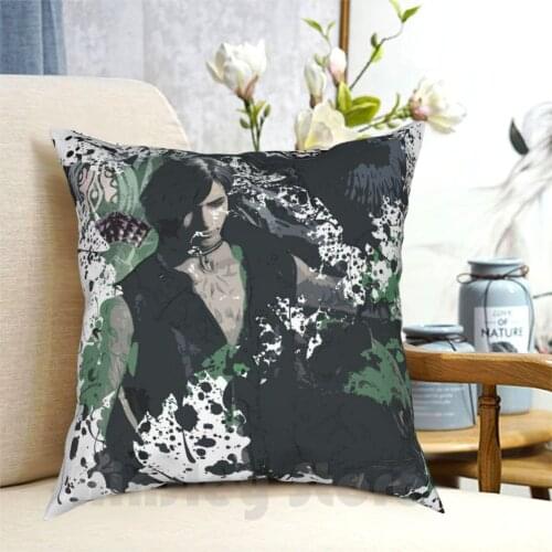 V , Griffon And Shadow 5-Style Print Pillow Case Printed Home Soft DIY Pillow cover V Vital Yellowing Griffon Shadow Dante