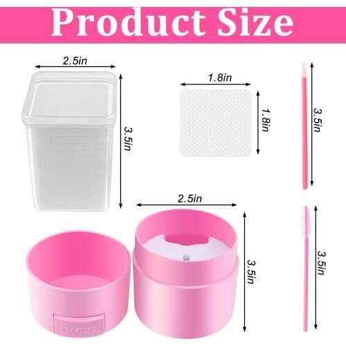 Totally 501 Pieces Lash Extension Supplies Set, With Glue Extension Glue Storage Contain