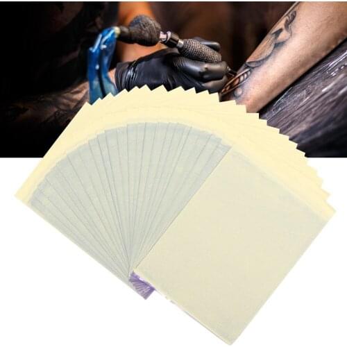 25Pcs / Box 4 Layers Tattoo Transfer Paper Tattoos Copy Paper A4 Tattoos Stencil Thermal Stencil Paper Reusable Tattoo Supplies