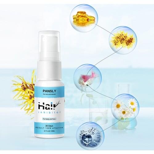 30ml Permanant Hair Growth Removal Inhibitor Spray Beard Bikini Intimate Legs Body Armpit Painless Facial Stop Hair