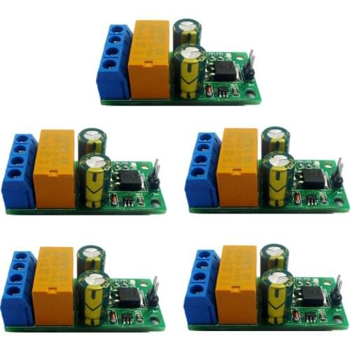 5pcs DC 5V 6V 9V 12V 15V 24V Self-locking bistable Reverse Polarity Switch Controller for Motor LED Toy car Quadcopter