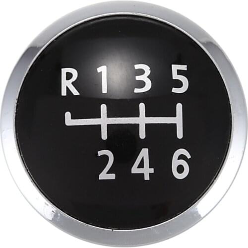 6 Speed Gear Shift Knob Emblem Badge Cover Cap For Vw Transporter T5/T6 Mk5 Mk6