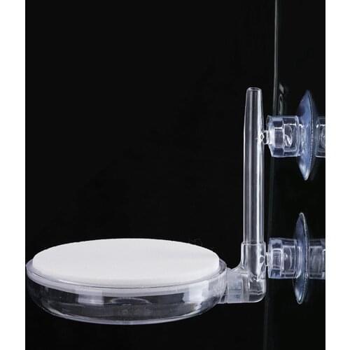 Quiet Tiny Bubbles Oxygen Diffuser Fish Tank Aerator Atomizer Aquarium Air Stone Round Ponds High Dissolved With 2 Suction Cup