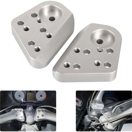 Motorcycle Handlebar Riser Relocation Mounts Aluminum Extension Bracket Kit for R1150RT 02-05 for R1200RT 05-14 For R850/R 96-03