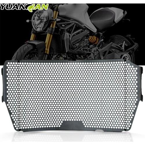 Motorcycle Accessories Radiator Guard Protector Grille Grill Cover For DUCATI MONSTER 821 Dark MONSTER 1200 R/S Diavel 1260 S/R