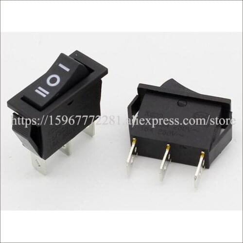 Power switch button KCD3-103 Rocke Switch AC 16A/250V 20A/125V 3 Pin SPDT ON-OFF-ON 3 Position Boat Rocker Switch