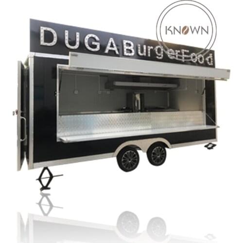 Coffee Hot Dog Bubble Tea Food Cart Catering Trailer Bench Truck Mobile Kitchen Van Vending Kiosk Customizable