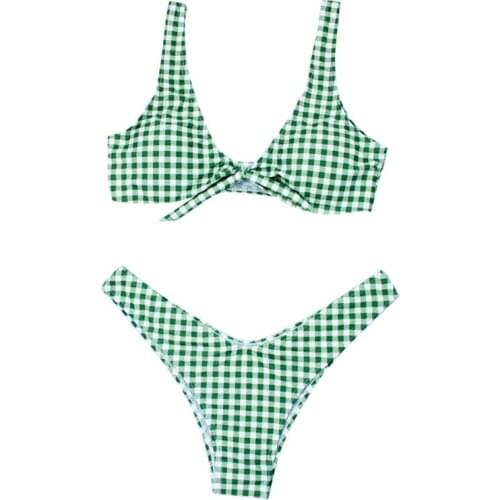 Newest Two-Piece Swimsuits Young Lady Bandage Monokini Swim Wear Sexy Woman Bikini Set Swimwear Summer Swimming Bathing Suit