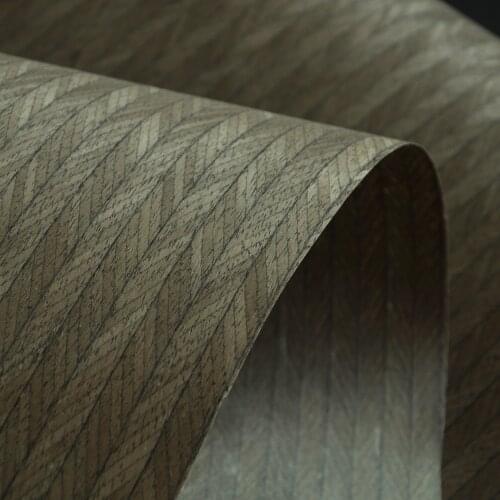 New Design Brown Arrow Engineered Wood Veneers size 250x58 cm Boat decking Guitar