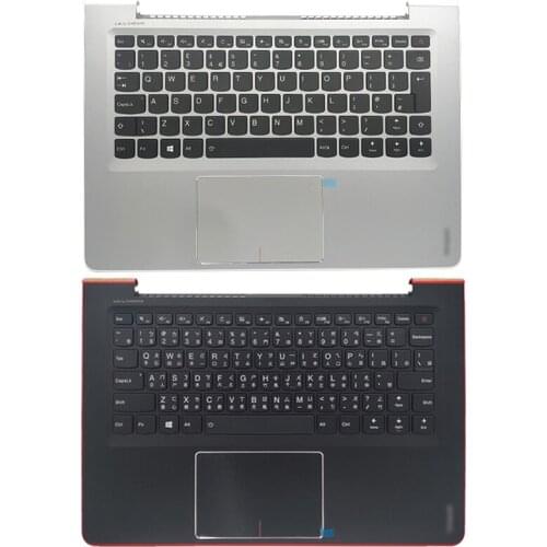 NEW Laptop Palmrest Upper Case With Keyboard Touchpad For Lenovo Ideapad 510S-13 510S-13IKB ISK 310S-13 310S-13ISK Black Silver