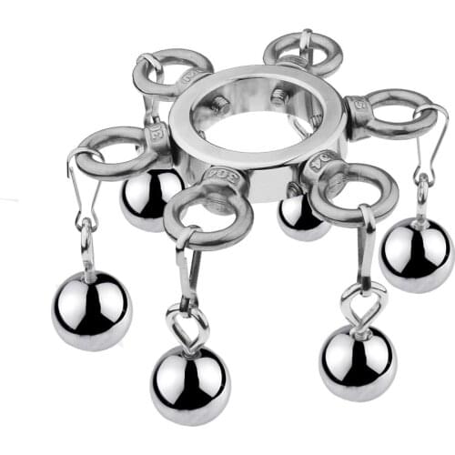 Adjustable Spike Metal Penis Rings Bdsm Scrotum Dick Male Chastity Cage Sex Toys For Men Masturbators Multi Function Mens Ring