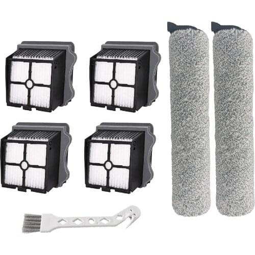 AD-Replacement Brush Roller and Vacuum Filter Compatible for Tineco IFloor 3/IFloor One S3 Cordless Wet Dry Vacuum Cleaner