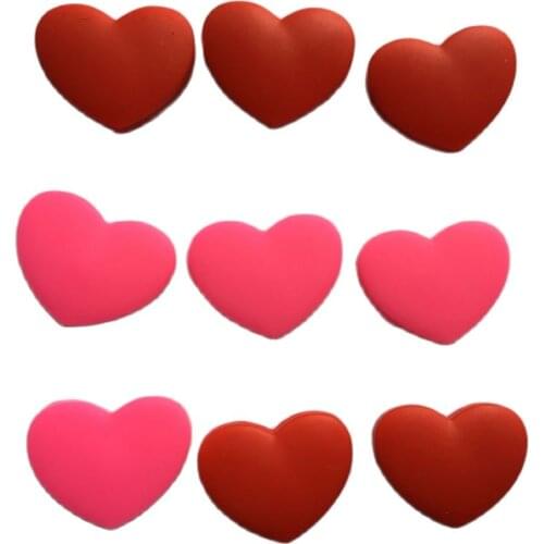 Special offer)10 pcs red and pink heart sharapova Tennis Damper Shock Absorber to Reduce Tenis Racquet Vibration Dampeners