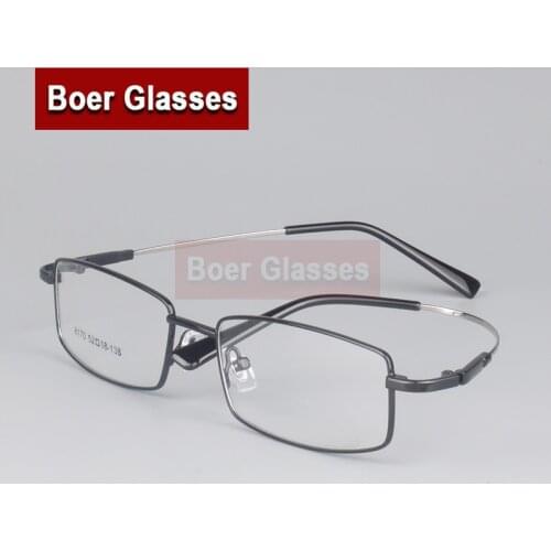 Memory Titanium Male Eyeglasses Men Frames Full Rim Eye Glasses Myopia Spectacle Optical Prescription Eyewear 8170