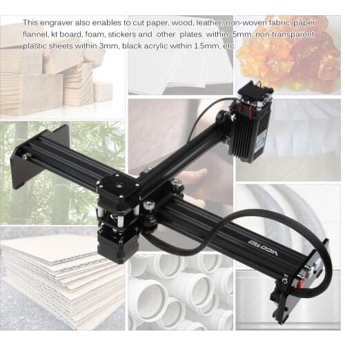 20W Portable Household DIY Laser Engraver Desktop Laser Engraving Cutting Machine Cutter Printer 320mmx190mm Working Area