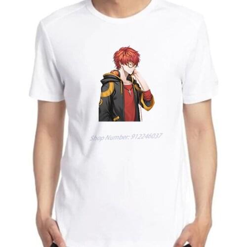 707 Saeyoung Choi T Shirts Mystic Messenger MM BG Otome Game Short SleeveTee Shirt Men T-shirts Tops Men clothing