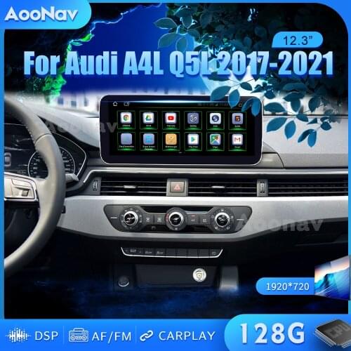 128GB 2 Din Android car radio For Audi A4L Q5L 2017-2021 multimedia player auto audio Head Unit GPS navigation stereo receiver