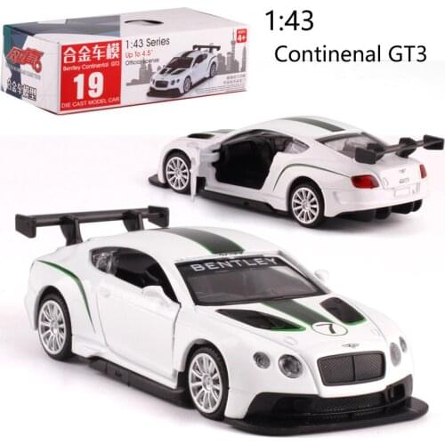 CAIPO 1:43 BentleyGT Alloy pull-back vehicle model Diecast Metal Model Car For Boy Toy Collection Friend Children Gift