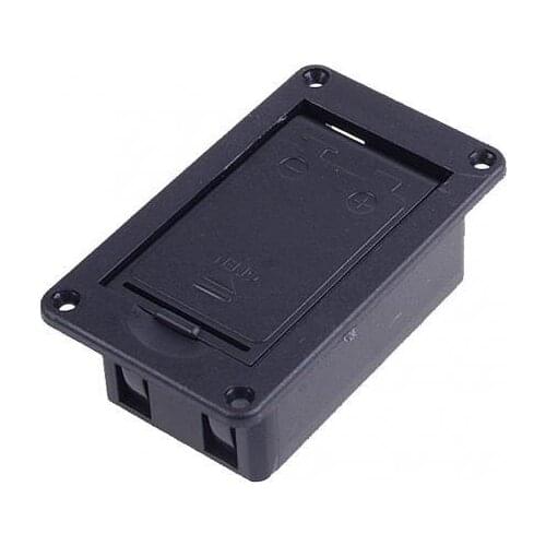 9V Battery Case Holder Cover Box for Active Guitar Bass Pickup Electronics