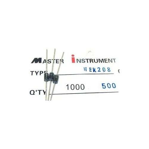 HER204 DO-15 DIP 2A 400V rectfier 100pcs/lot Free Shipping