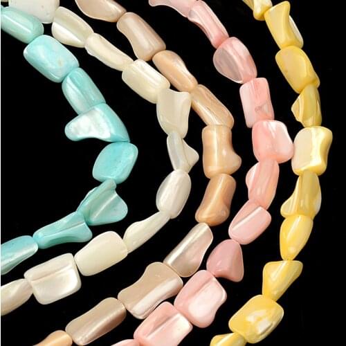 Colorful Natural Shell Beads Irregular Accessories For Diy Jewelry Findings Necklace Bracelet Craft Making Various Shapes Beads