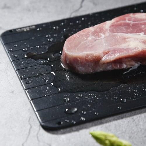 23/29/35cm Fast Defrosting Tray Thaw Frozen Food Meat Fruit Quick Defrosting Plate Board Defrost Kitchen Gadget Tool With Base