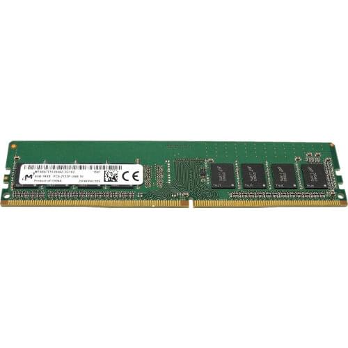 Micron 4GB 1Rx8 PC4-2133P DDR4 2133MHZ SERVER RAM MEMORY ECC Desktop - MTA9ASF51272PZ-2G1A2