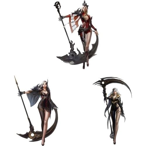 Three Ratels CDM199 Hot death fighter wall stickers for gabinete gamer Anime car stickers