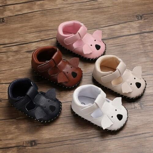New childrens male and female baby first walker cartoon solid color elephant rubber soles baby soft shoes
